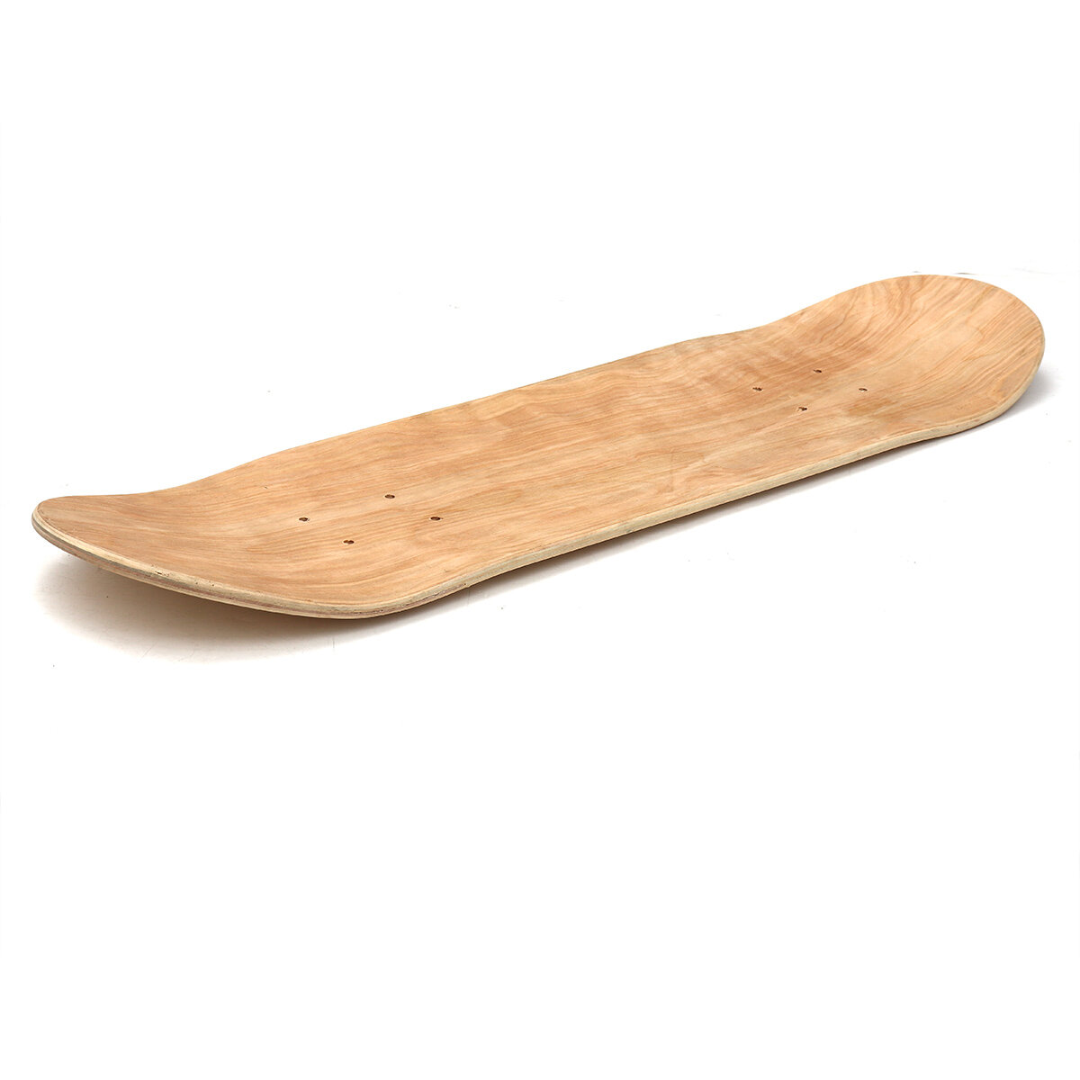 

8-дюймовый 8-слойный кленовый пустой двойной вогнутый скейтборд Natural Skate Deck Board DIY Longboard Deck