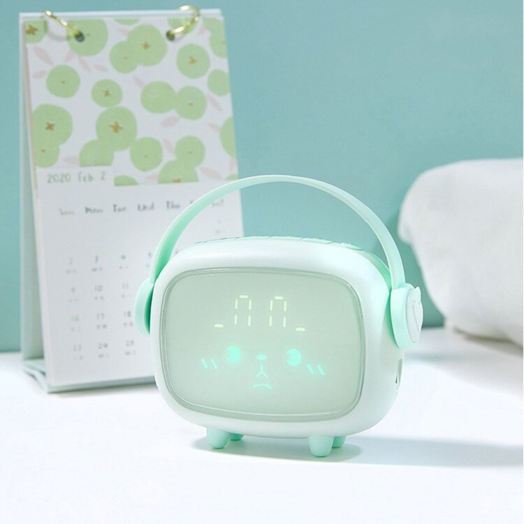 Time Angel Alarm Clock Multi-function LED Digital Clock Children's Creative Electronic Small Alarm C
