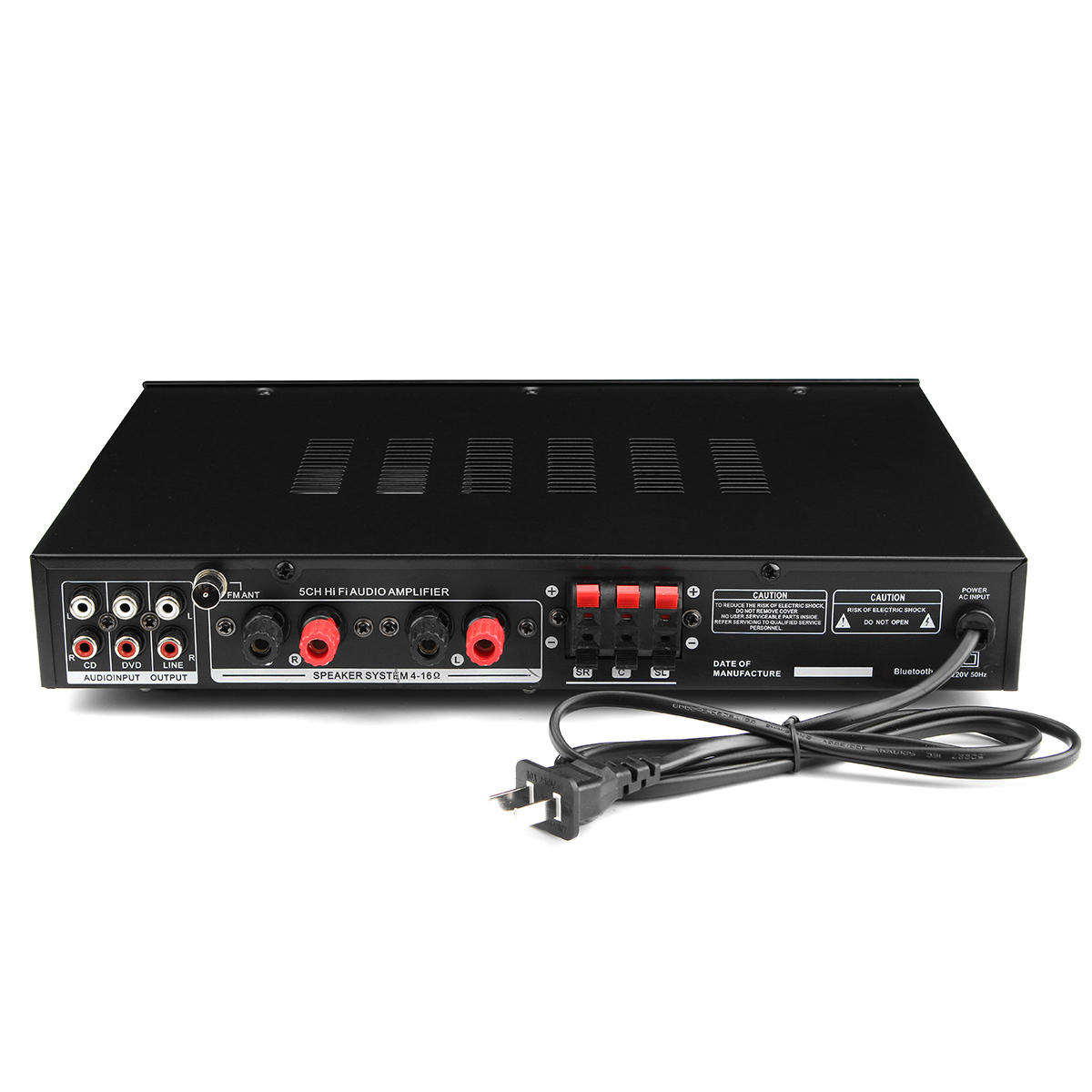 110 V 720 W 5CH Bluetooth Stereo AV Power Surround Versterker voor Karaoke Cinema