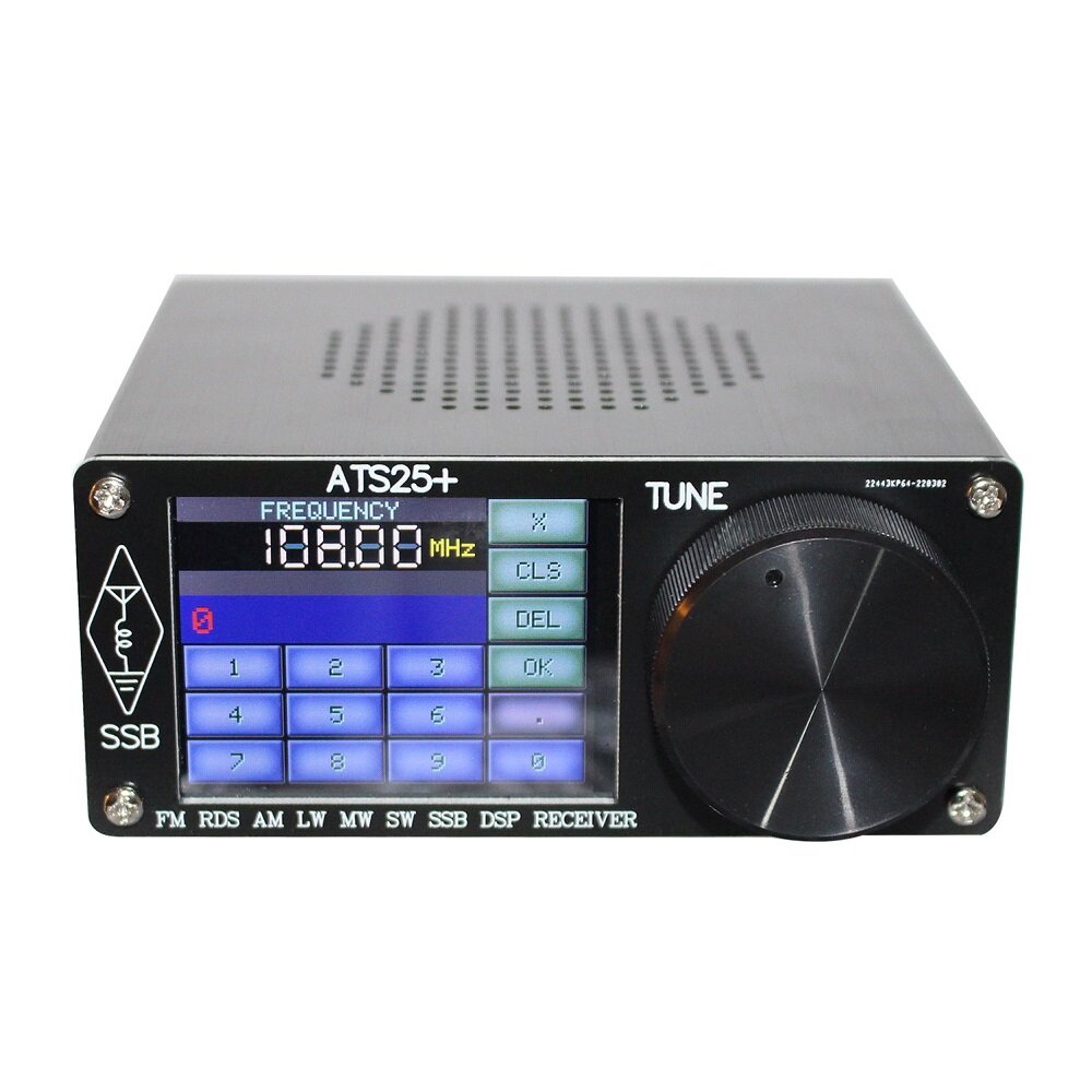 ATS-25+ 2.4Inch Touch Screen Si4732 Chip All Band Radio Receiver DSP Receiver FM LW MW and SW SSB