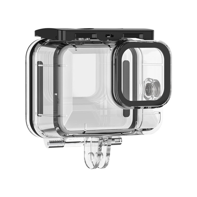 TELESIN45M水中スポーツカメラケース防水保護ケース強化ガラスダイビングハウジングカバーHero9カメラアクセサリー用レンズフィルター