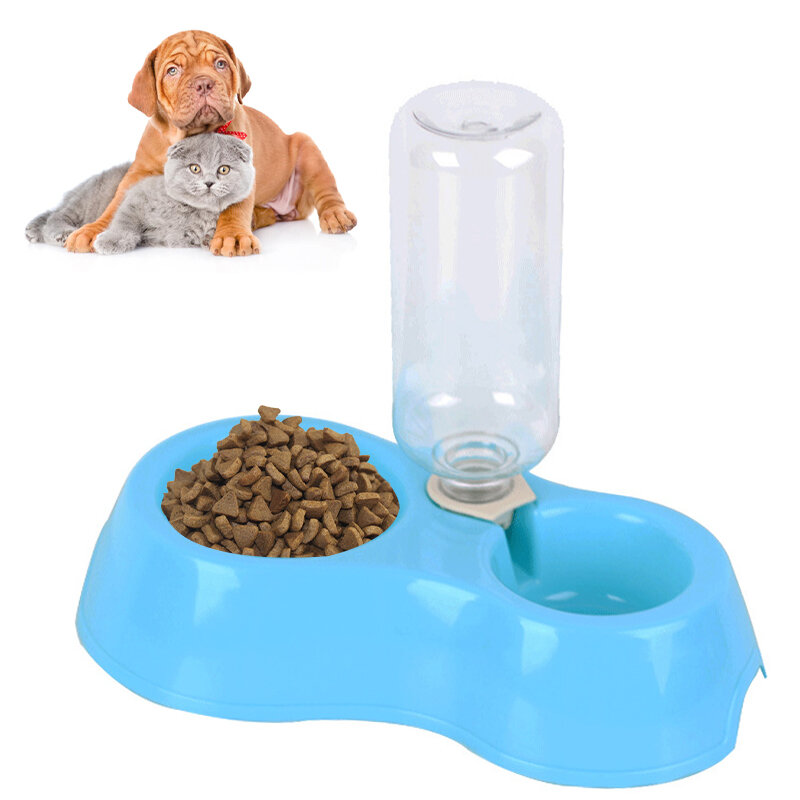 Automatic Water/Food Bowl Pet Dog Cat Puppy Food Storage Bowls Food Container Feeder Dish