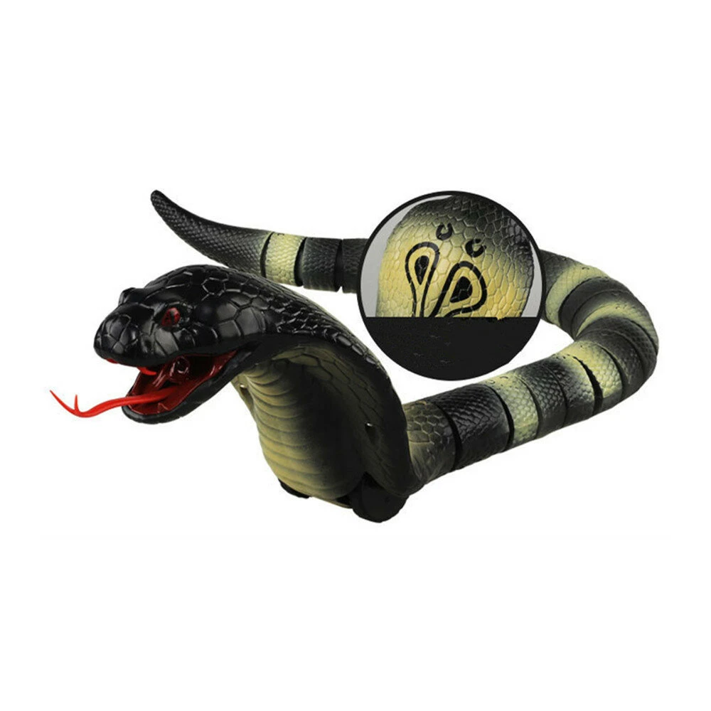 Electric tricky infrared remote control tongue retractable induction simulation rattlesnake remote control whole indoor toys