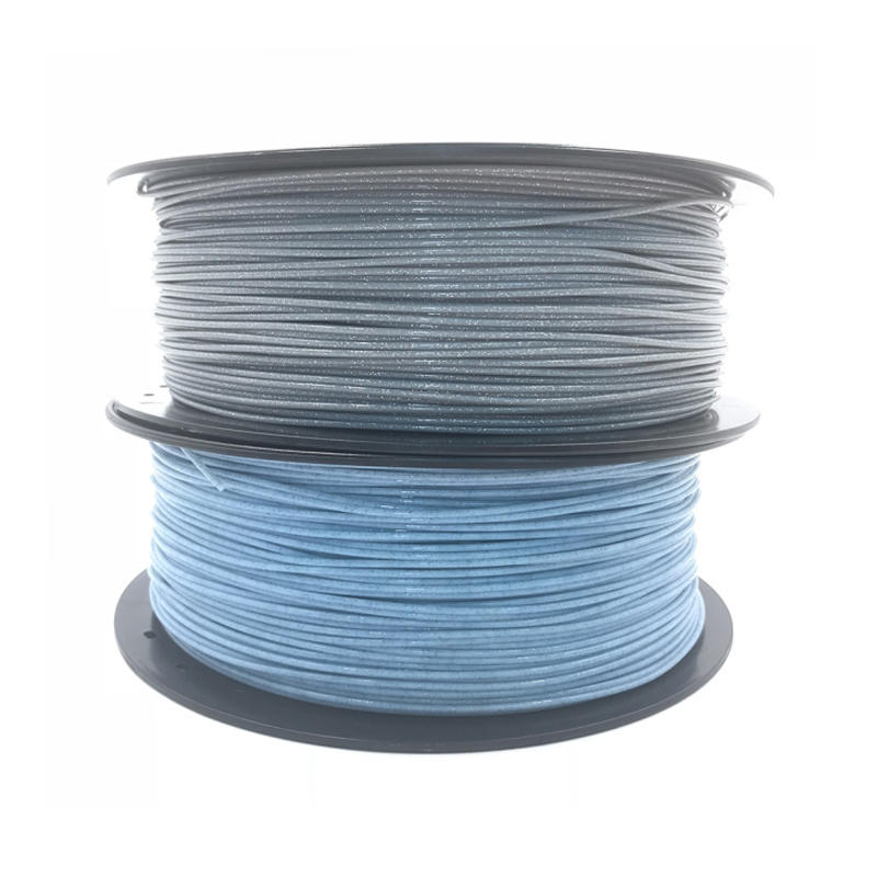 CCTREE® 1.75mm 1KG Glitter Silver/Blue PLA Filament for 3D Printer