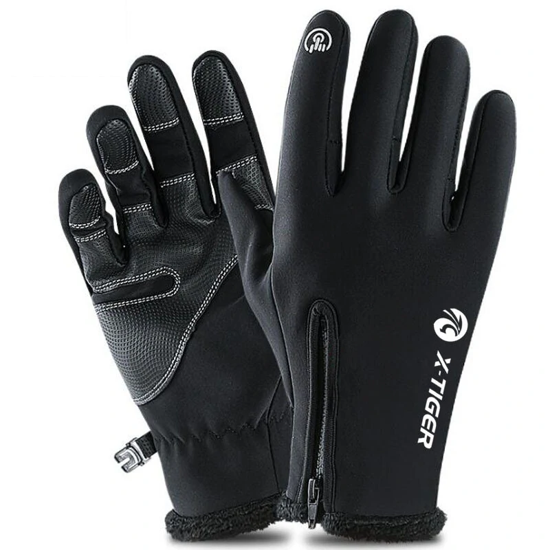 X-TIGER Winter Ski Gloves Waterproof Touch Screen Cycling Gloves Windproof Thermal Warm Full Finger Anti-slip Hiking Glove