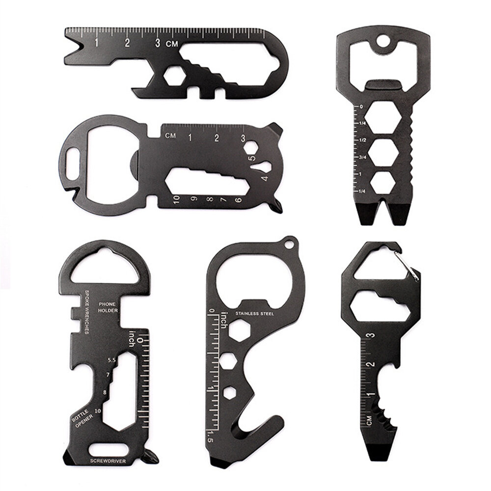 

Multi-functional Pocket Tool Hex Wrench and Bottle Opener with Compact Portable Design for Indoor Outdoor Adventure