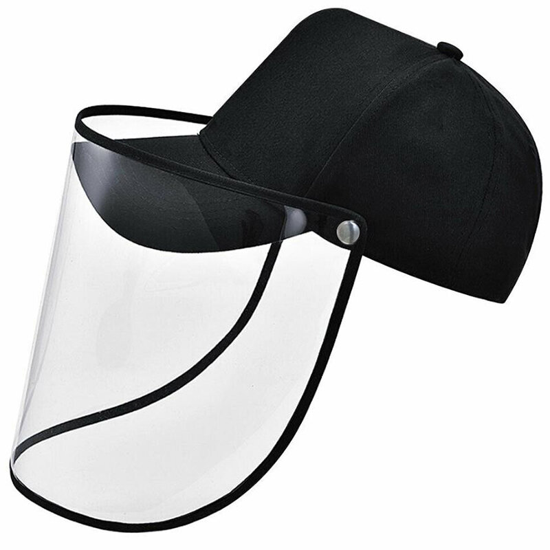 Fisherman Hat Clear Anti Droplets Dust-proof Water Resistant Face Cover Cap For Men Women