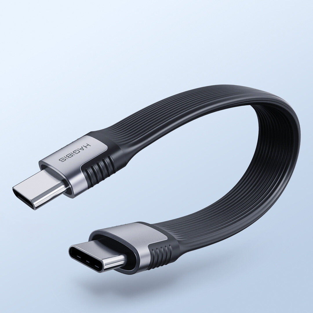 

Hagibis USB4 Data Cable 40Gbps USB C to C Short Cable PD 240W 8K 60Hz for TB3/4 15 Pro Max SSD Power Bank
