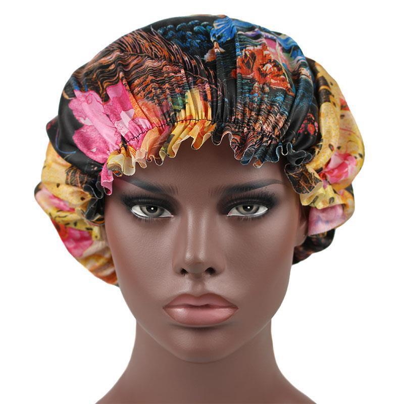

Женское Винтаж Этническая цветочная дышащая шапочка Cap Turban