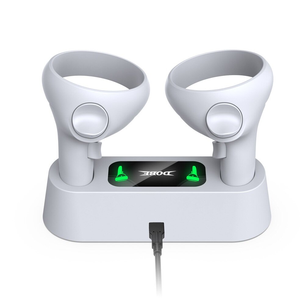 DOBE Oplaadstation Snel oplaadstation Snelladerstandaard voor Oculus Quest 2 VR-controller met batte
