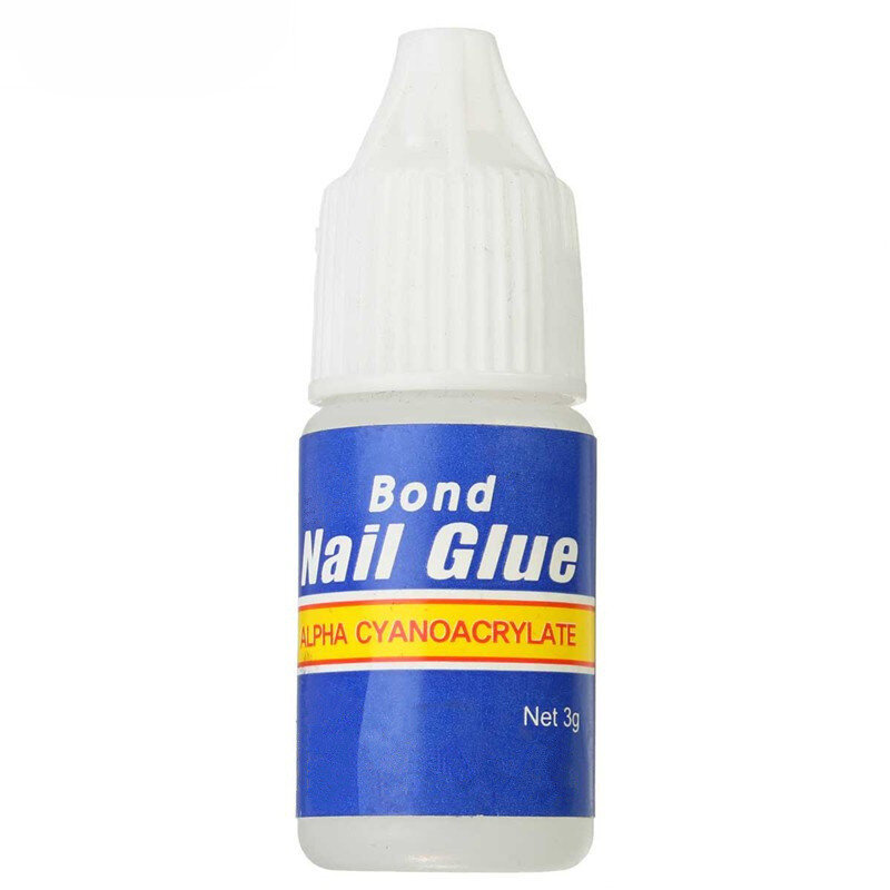Acrylic Nail Art Glue Rhinestones False Manicure Tips Stickers Decoration Gel 3g