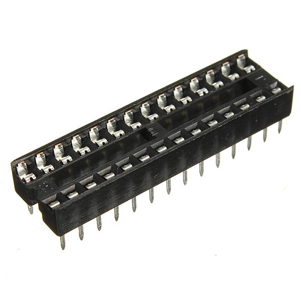 

250pcs 28 Pins IC DIP 2.54mm Wide Integrated Circuit Sockets Adaptor