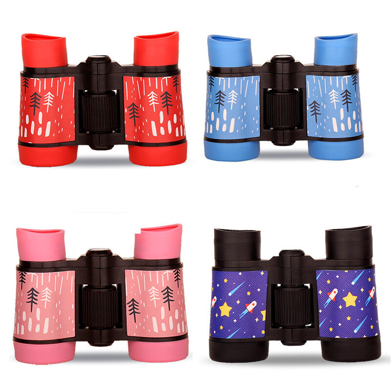 

IPRee® 4x30 Children's Binoculars Telescope Rubber Colorful Binoculars Fixed Zoom Anti-skid Portable Gifts for Outdoor T