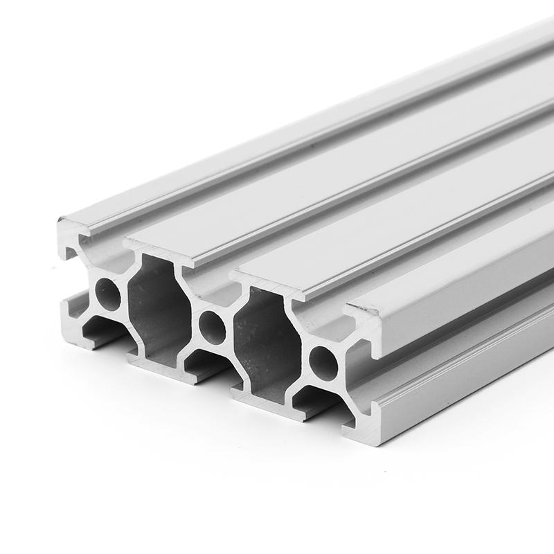 350 mm / 500 mm lengte 2060 T-sleuf aluminium profielen extrusiekader voor CNC