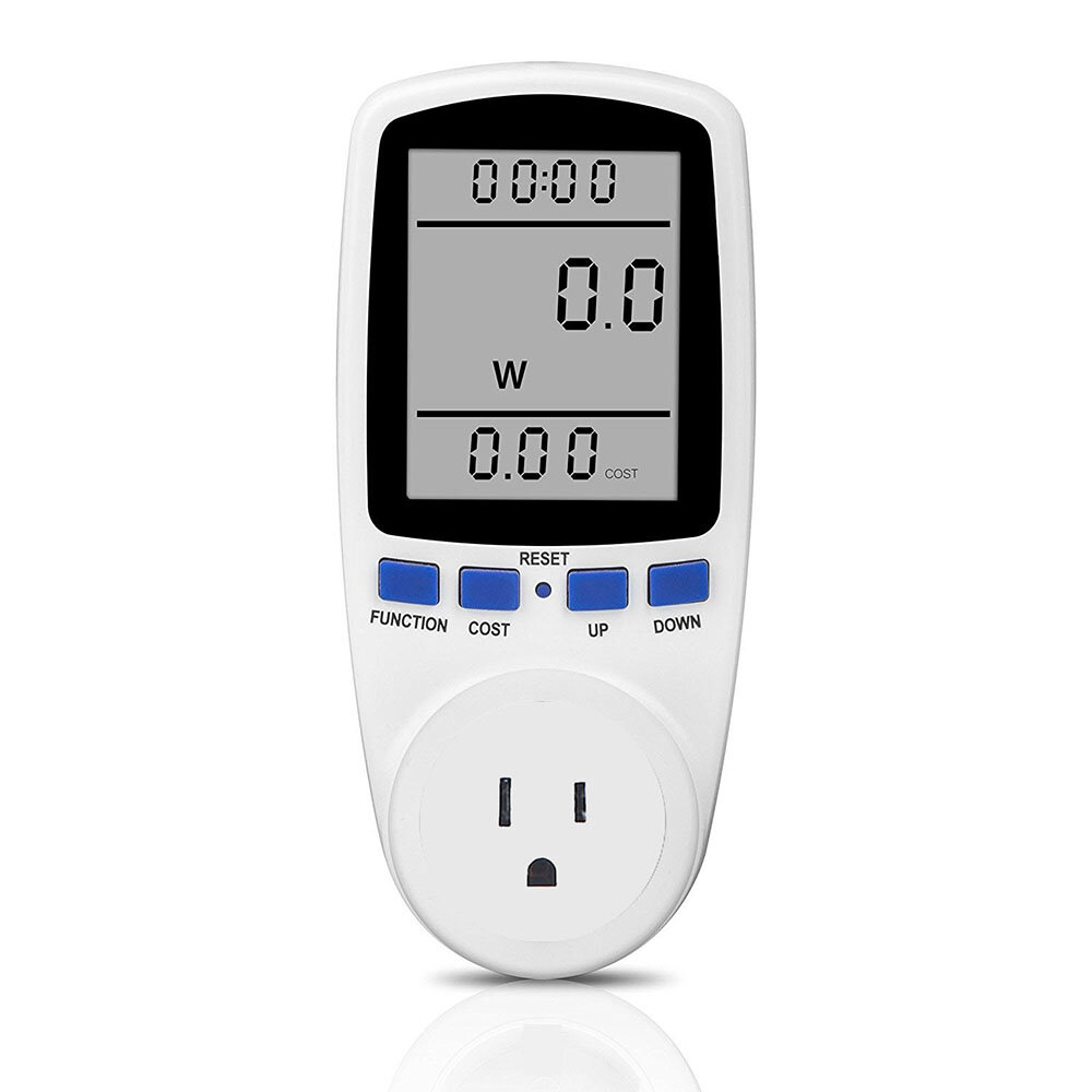 US Plug Intelligent AC Power Meter Wattmeter Socket Facturering Socket Power Monitor