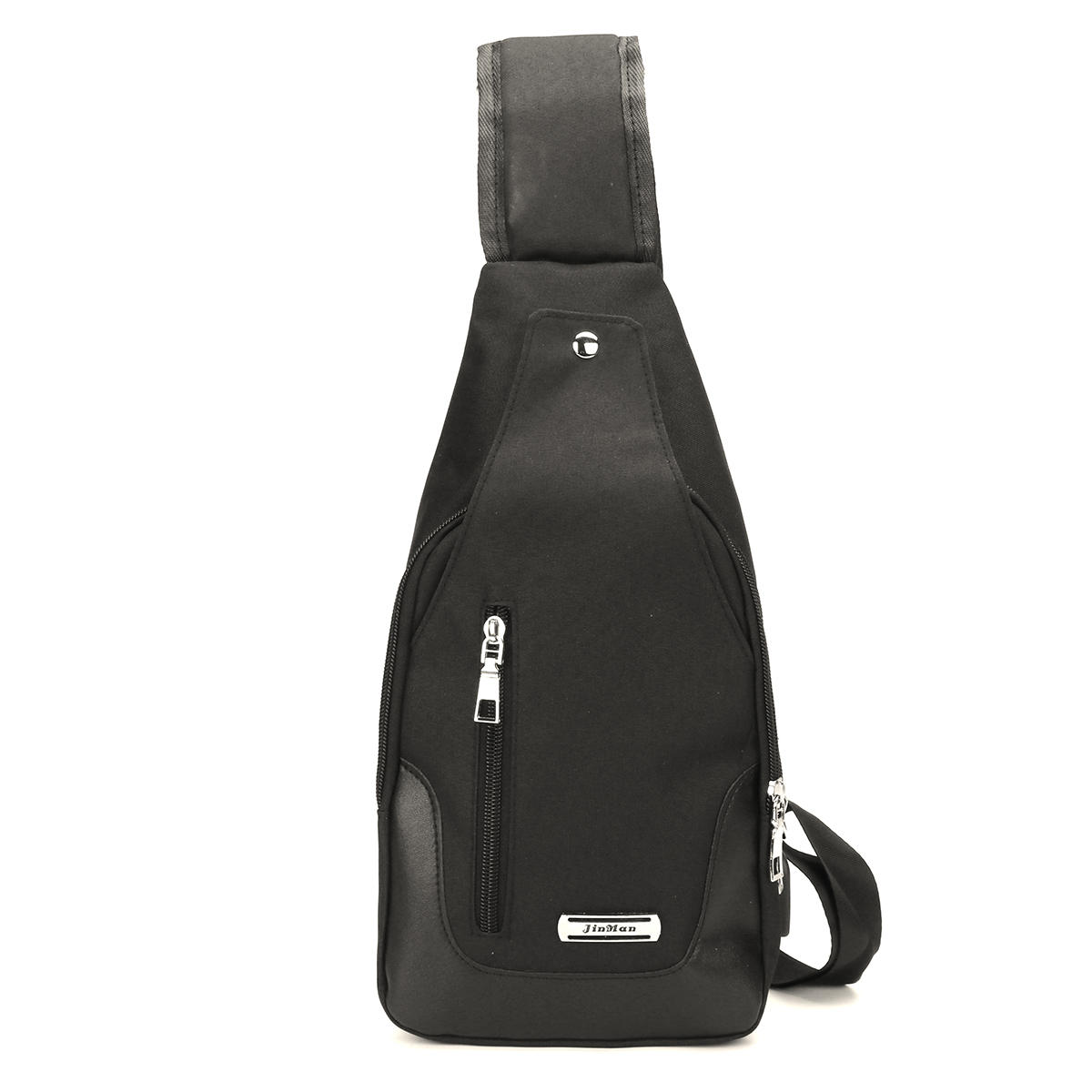 Mężczyźni USB torba antykradzieżowa Crossbody Messenger torba na ramię Sling Pack Sports Travel 
