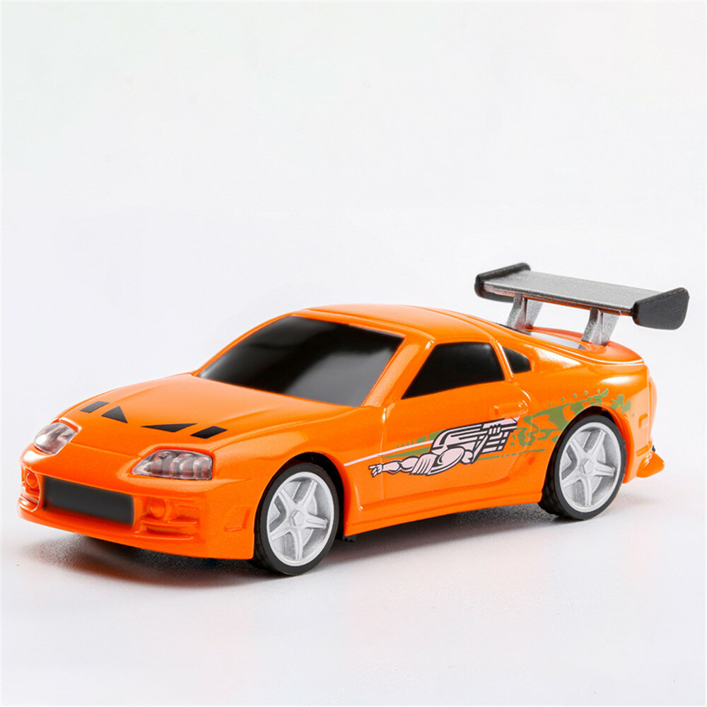 Turbo Racing C73 RTR 1／76 2.4G Sports Mini RC Cars Limited／Classic LED Lights Full Proportional Vehicles Models － Limited Version－Orange Color
