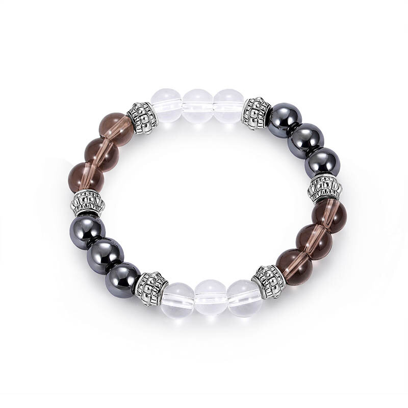 Image of Trendy 8mm Buddha Perlen Armband Naturstein Casual Gradient Perlen Armband fr Mnner Geschenk