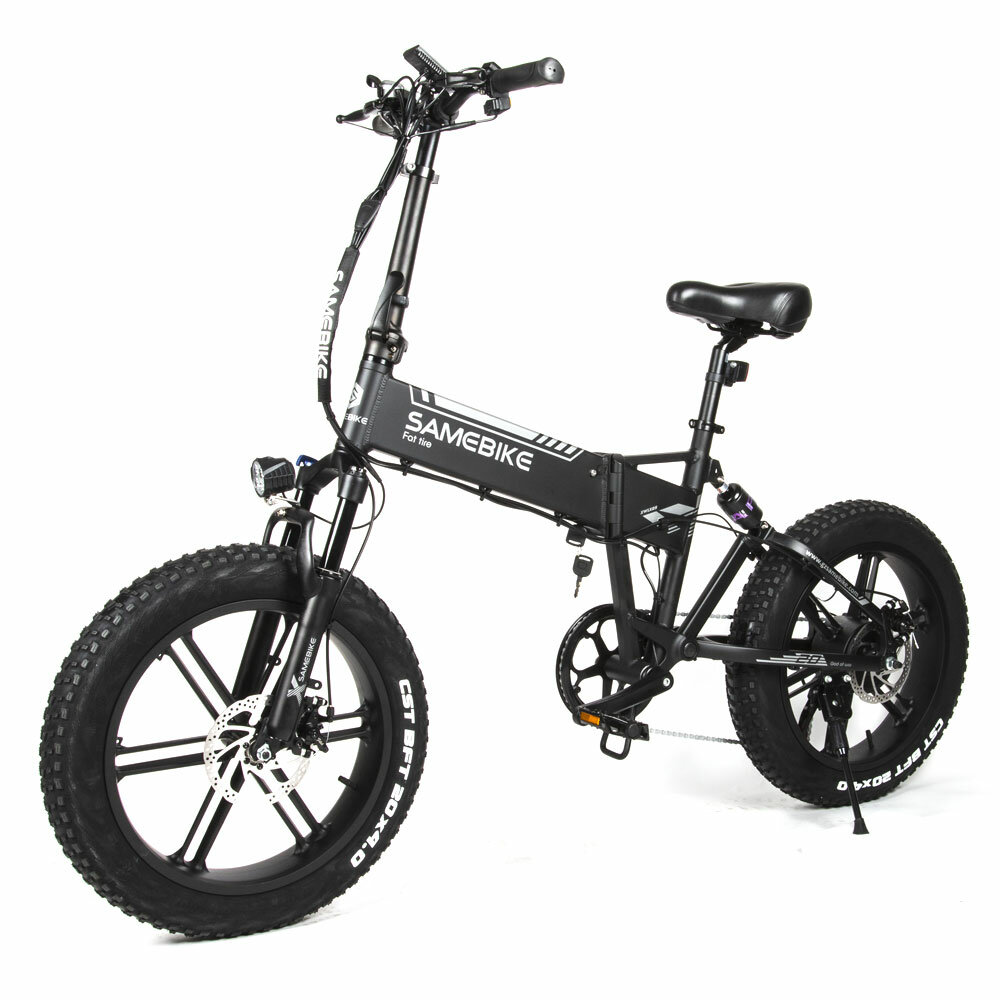[USA Direct] SAMEBIKE XWLX09 10Ah 48V 500W 20 Inches Moped Electric Bike Smart Folding Bike 25-35km/h Max Speed 80-90km