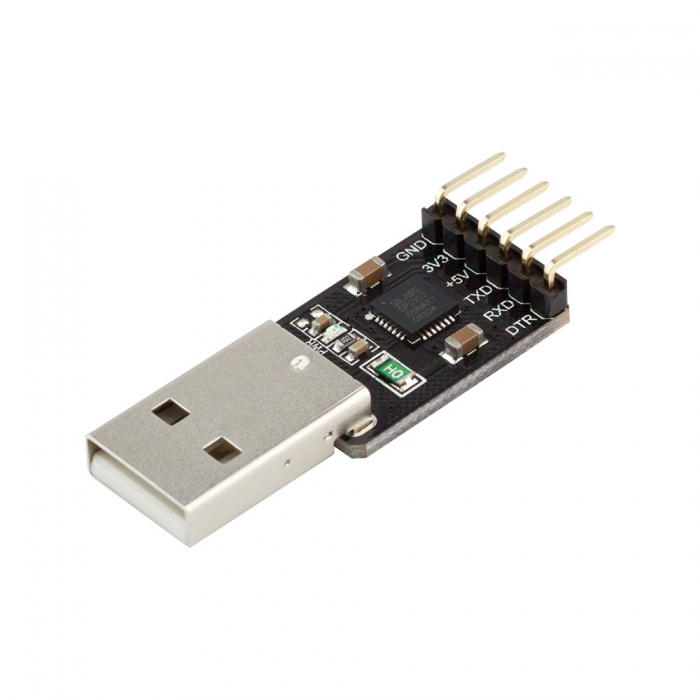 

5Pcs USB-TTL UART Serial Adapter CP2102 5V 3.3V USB-A