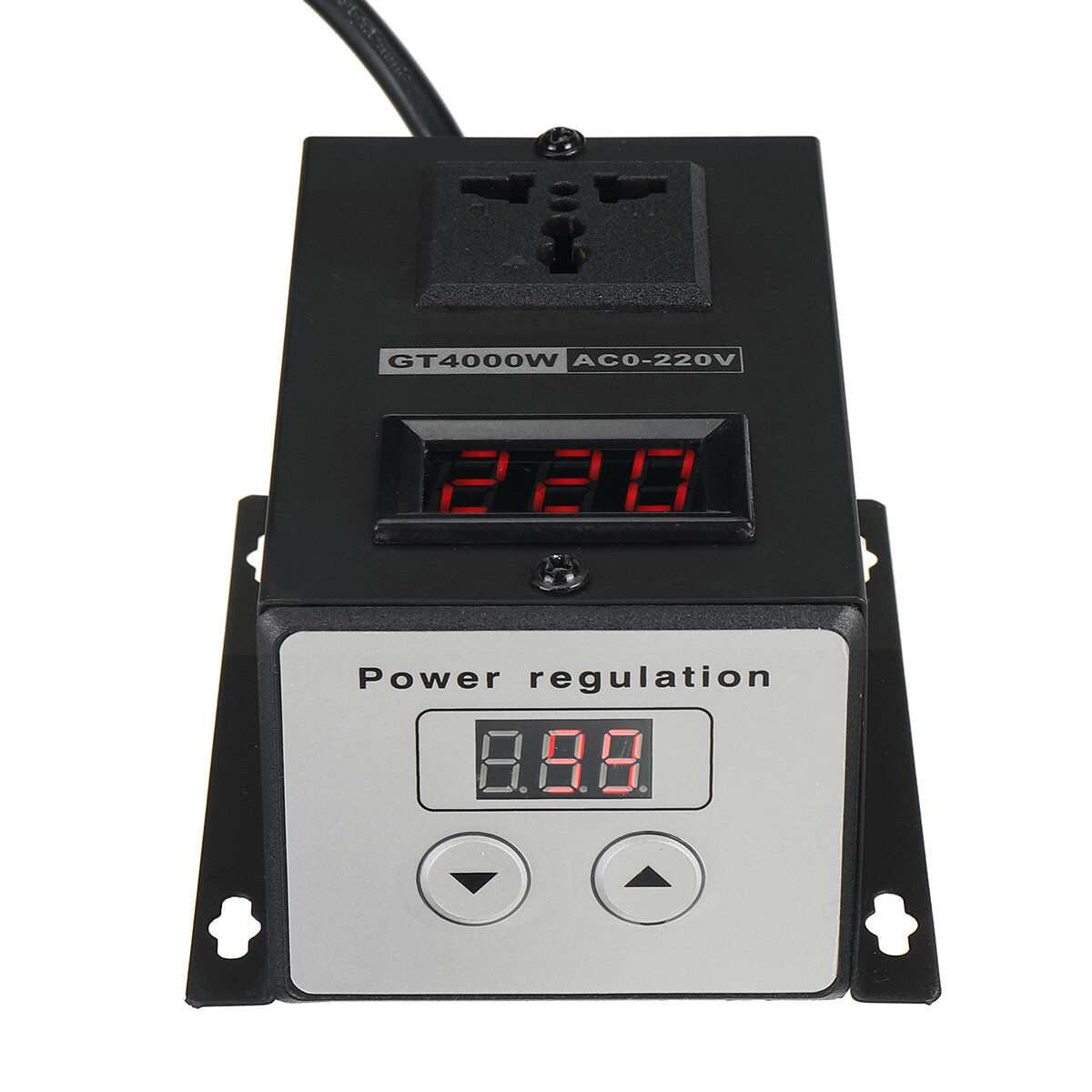 4000W Variable Voltage Controller Regulator Speed Motor Fan Controller AC 0-220V