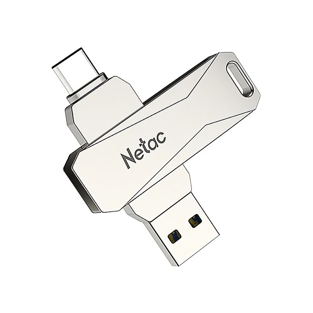 Netac U782C USB 32GB 64GB 128GB Type-C USB dubbele interface Flash Drive Pen Drive Plug Play Mobiele