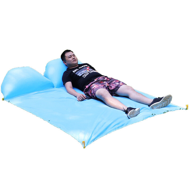 Waterproof Air Cushion Outdoor Picnic Mat With Pillow Portable Moisture-proof Mat With Ding Beach Grass Mat
