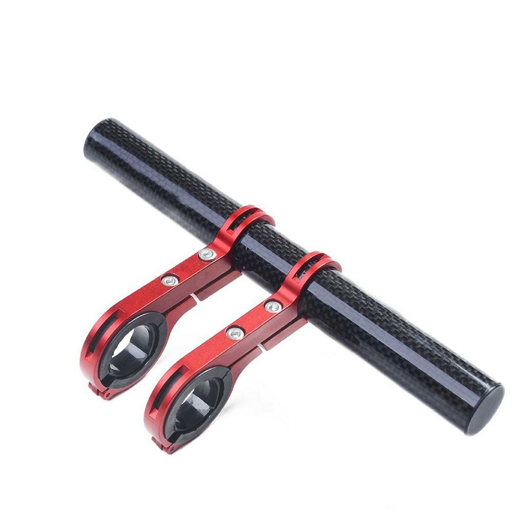 Carbon Tube Bicycle Handlebar Holder Handle Bar Bicycle Accessories Extender Mount Bracket Moutain Bike Scooter Motorcyc
