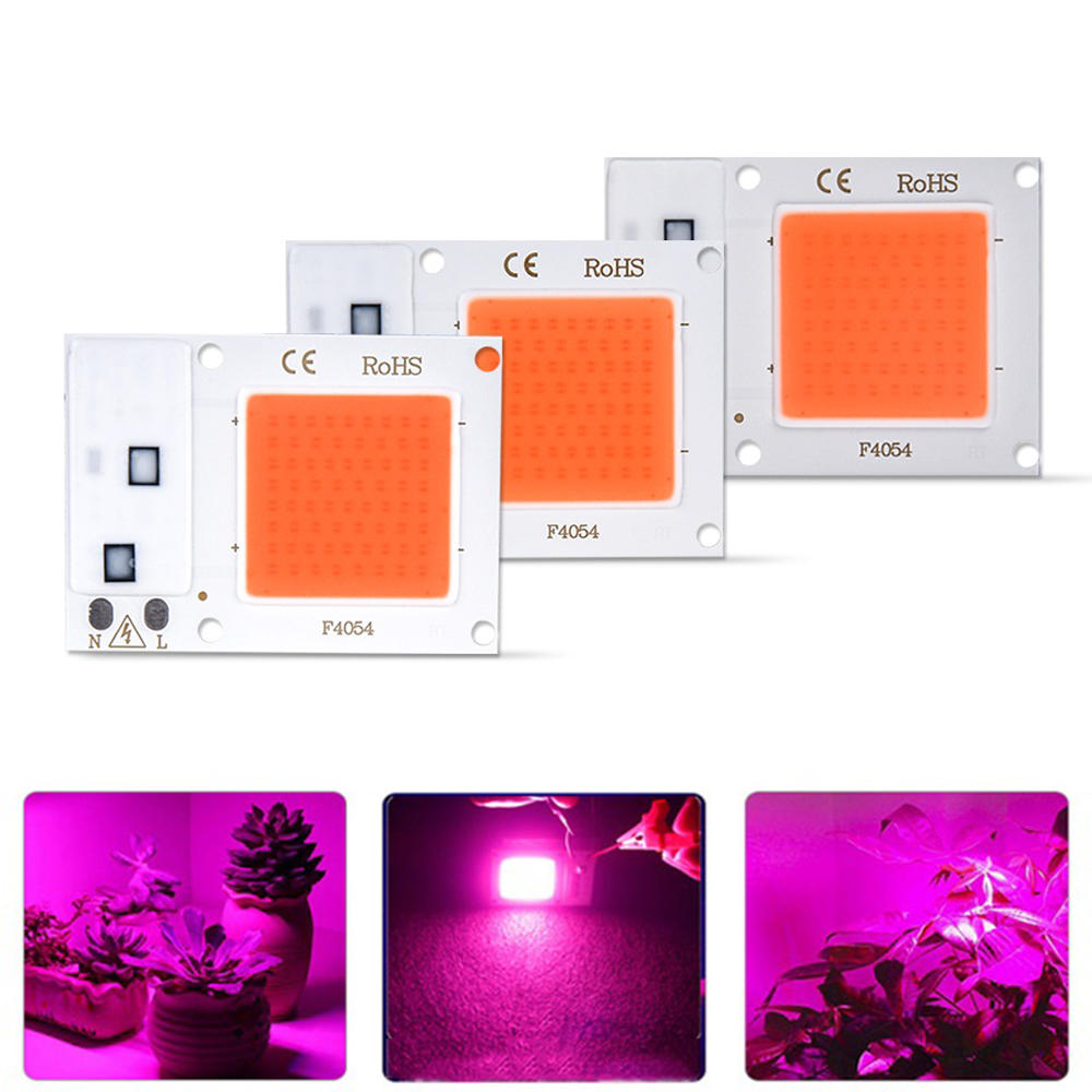 

10W 20W 30W Full Spectrum 380-840NM Plant Grow Light LED COB Chip for Vegetable Flower AC180-265V