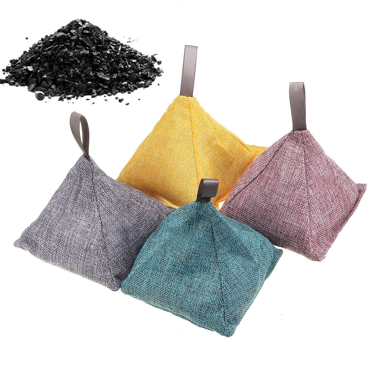 

200g Activated Charcoal Odor Eliminators Bamboo Charcoal Deodorizer Bag Air Purifying Refresher Bamboo Charcoal Air Puri