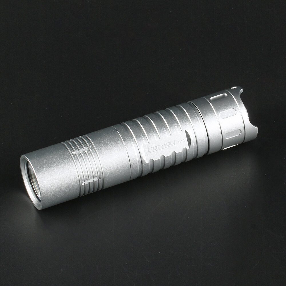 Convoy S11 Clear XHP50.2 2400LM 3000K~6500K Compact EDC Tactical Flashlight 4 Modes High Lumen 18650/26650 Battery Work