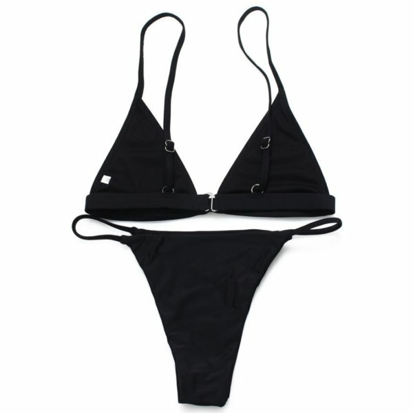 Image of Sexy Original Solid Color Nylon Badeanzug-Split-Bikini-Sets