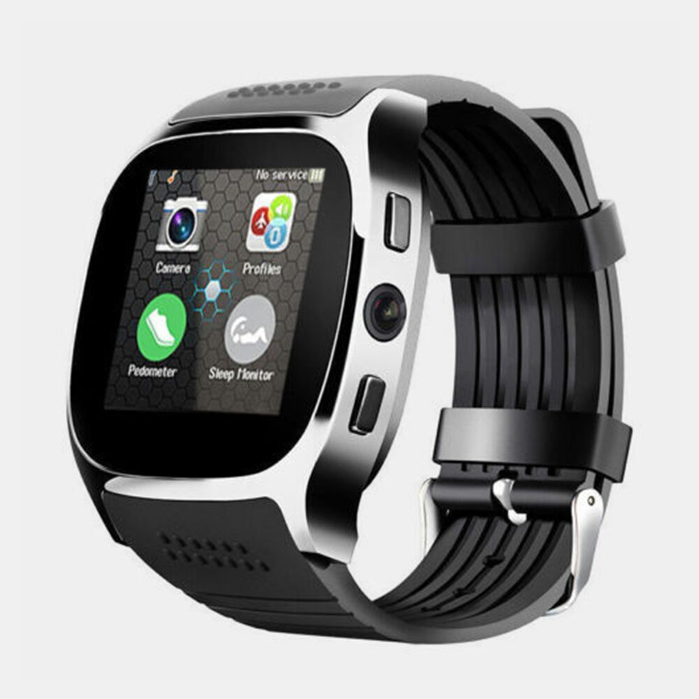 3 Colors IPS Silicone Men's Casual Sports Multifunctional Smart Wearable Watch Digital Watch