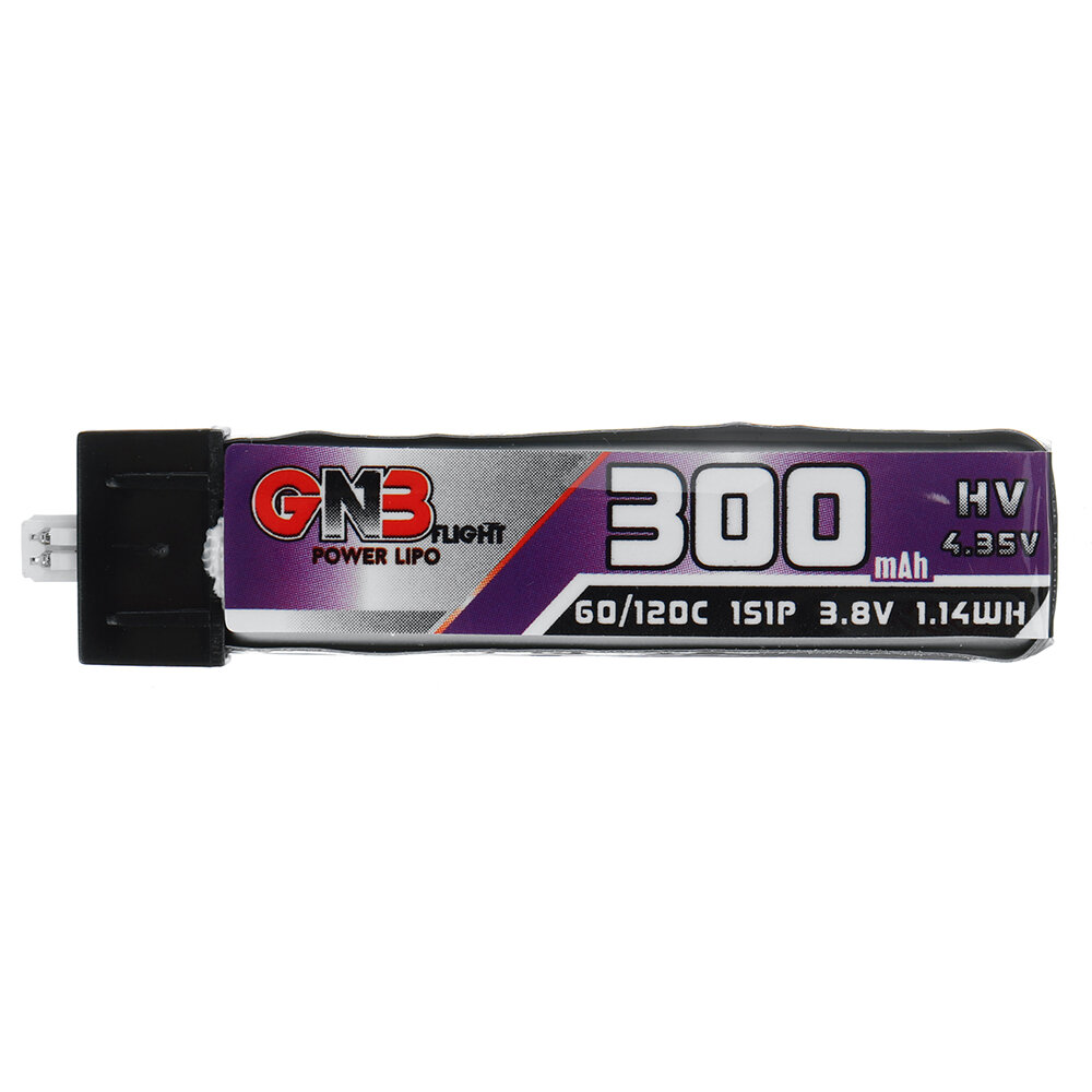 Gaoneng GNB 3.8V 300mAh 60C 1S LiPo-batterij PH2.0 / Molex1.25-stekker voor FPV Racing Drone