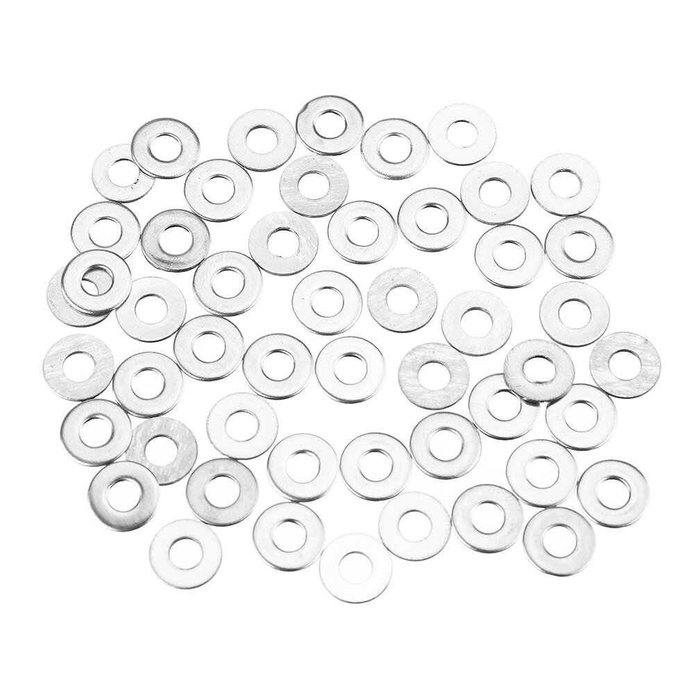 50Pcs M2/M2.5/M3/M4 Stainless Steel Flat Washer for RC Model