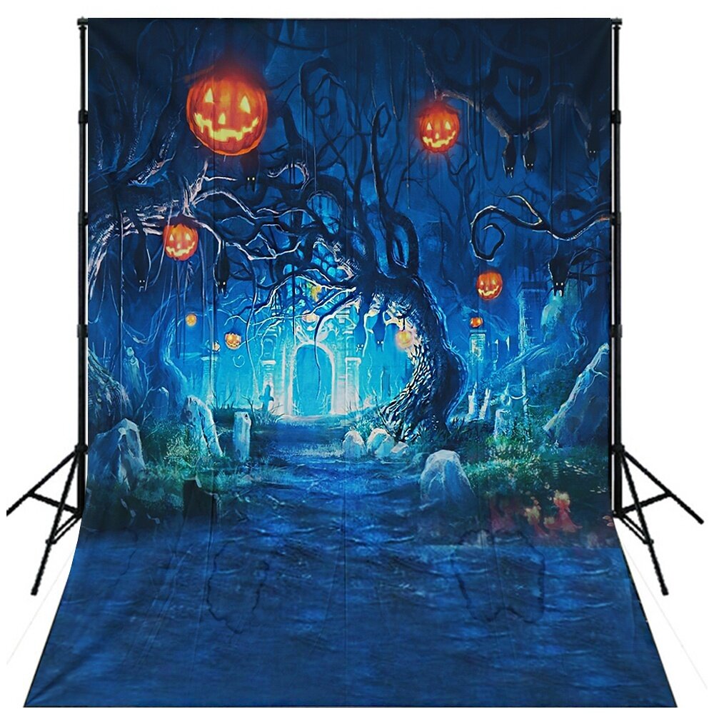 9x6ft 7x5ft 5x3ft F64171 Halloween Pumpkin Lantern Party Theme Photography Background Cloth Studio P
