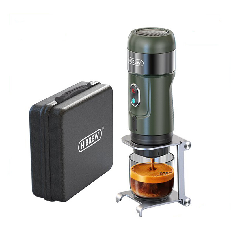 [EU Direct] HiBREW H4B Wireless Electric Portable Espresso Coffee Machine & Storage Bag & Foldable Holder for Car & Home