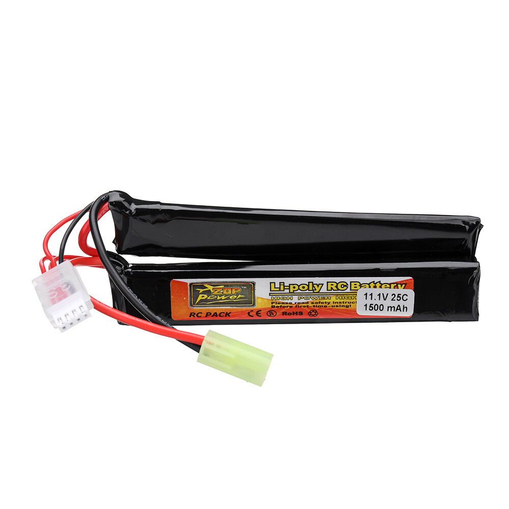 

ZOP Power 11,1 В 1500 мАч 25C 3S LiPo Батарея Штекер Tamiya с T Plug Переходным кабелем для RC Авто