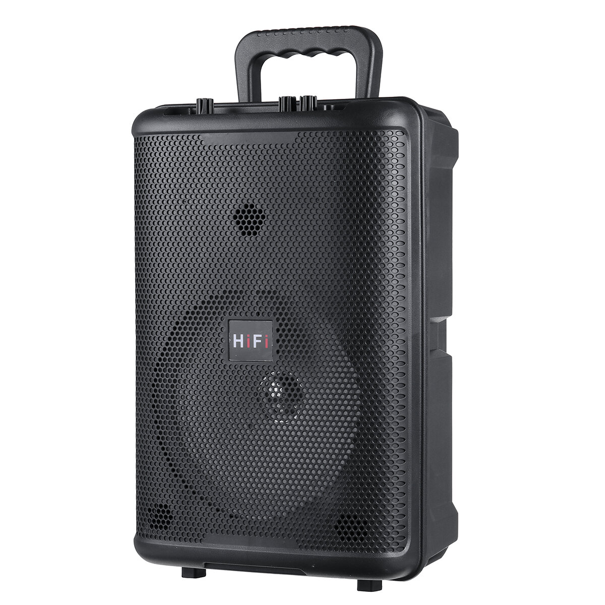 8 inch 20W High Power Bluetooth-geluid Vierkante luidspreker 1800mAh Outdoor Zingen Subwoofer met HD