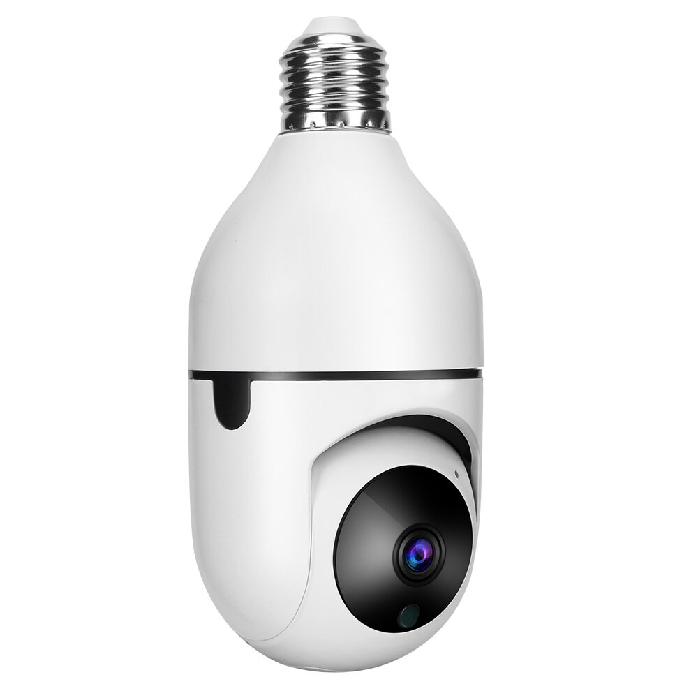 XIAOVV 2MP WIFI PTZ Beveiligingscamera Draadloze Lamp Camera met E27 Lamp Connector Infrarood Nachtz