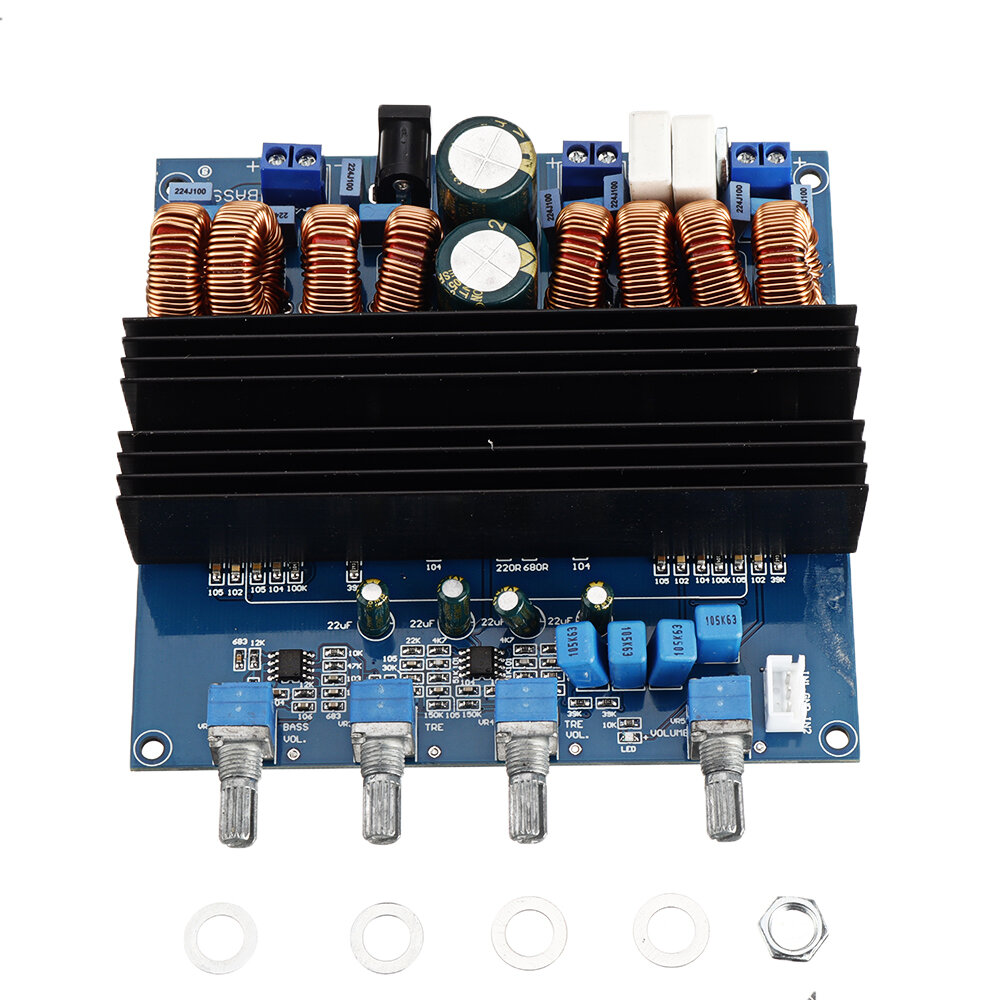 

TDA7498 2.1 Digital Power Amplifier Board 200W+100W+100W Supasses TPA3116 Class D DC24V