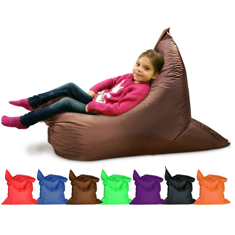 100130CM Oxford Giant Large Kids Bean Bag Cover Indoor Outdoor Beanbag Garden Waterproof Cushion