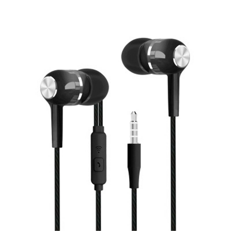 

S12 Sport Earphone Wired Super Bass 3.5mm Handsfree Headset Earbuds With Mic for PC MP3 Phones
