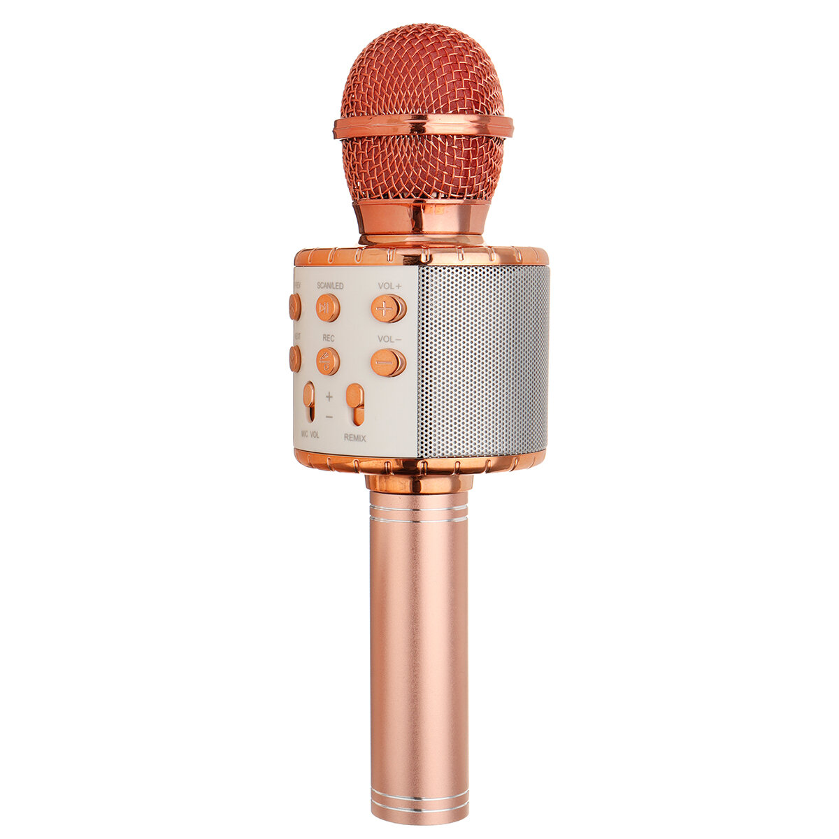 Bakeey WS858L blueatooth Karaoke Microfoon Draadloze Luidspreker Stereo TF-kaart AUX-In Kleurrijk Li