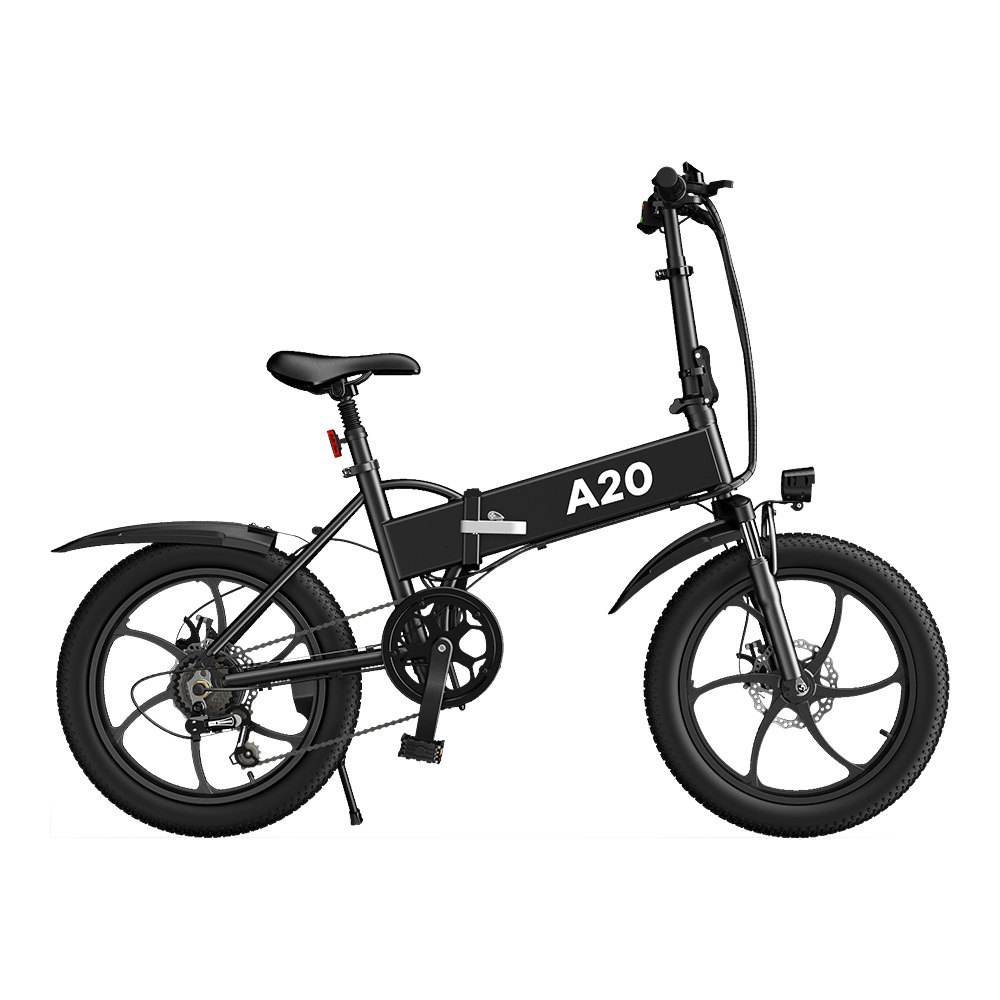 [EU DIRECT] ADO A20+ Up To 350W 36V 10.4Ah 20inch Electric Bike 25km/h Max Speed 80Km Mileage 120Kg Max Load Large Frame