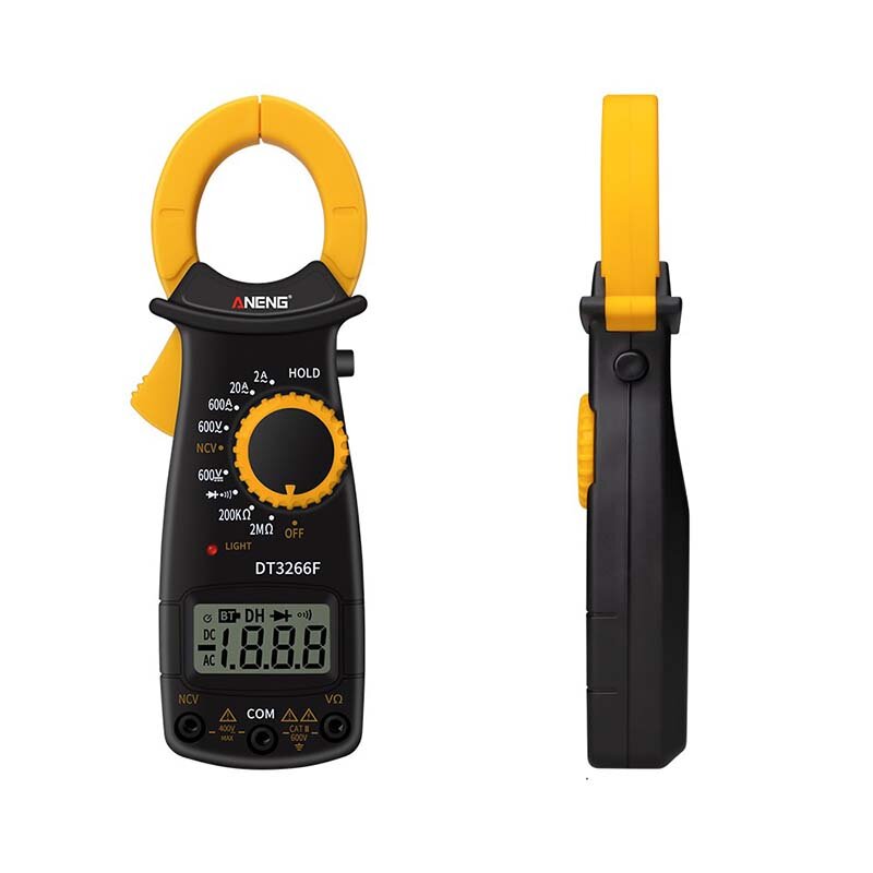 

ANENG DT3266F Mini Digital Clamp Multimeter Amperemeter Electrical Clamp Meter AC / DC Voltage Resistor Tester with Buzz