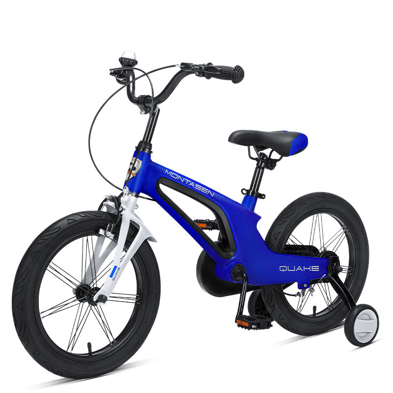 

Детские велосипеды MONTASEN 14/16 дюймов с боковыми колесами, регулируемые по высоте, детские велосипеды для детей 4-8 л