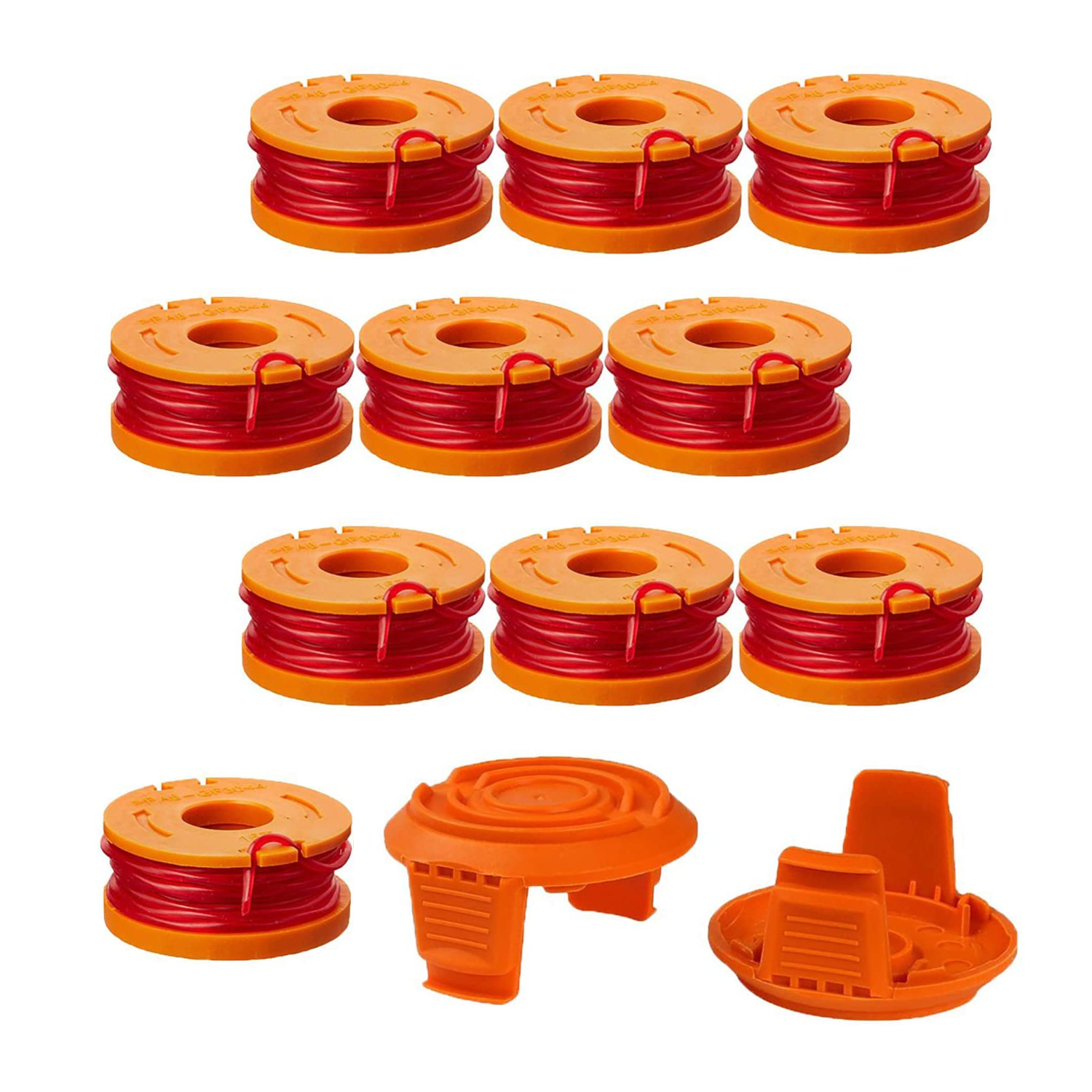 

14Pcs 10ft 0.065 Inch String Trimmer Spool Replacement for Worx WG180 WG163 WA0010 Weed Wacker Eater String with WA6531
