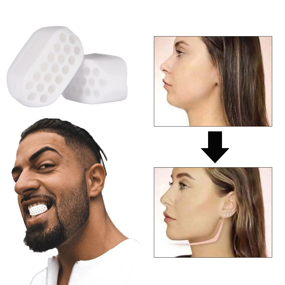 

Unisex Facial Masseter Toner Chin Line Exerciser Chew Ball Silicone Chew Bite Breaker Training
