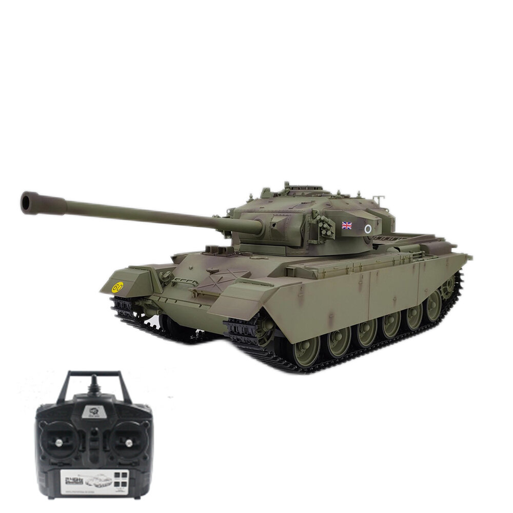 COOLBANK Model MK5 1/16 2.4G RC Battle Tank Rook Geluid Terugslag Schieten Gesimuleerde Voertuigen M